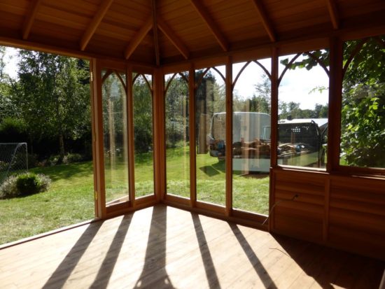 3.6 Metre, Cedar & Glass Garden Room