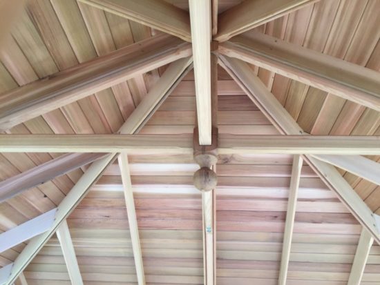 Cedar Lined Roof