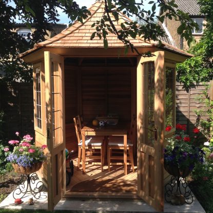 2.4 Metre Six Sided Summerhouse