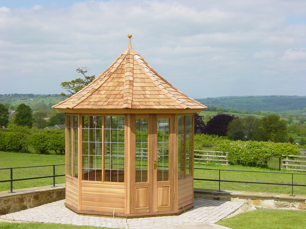 Cedar Shingle Roof - Stan Fairbrother Garden Structures