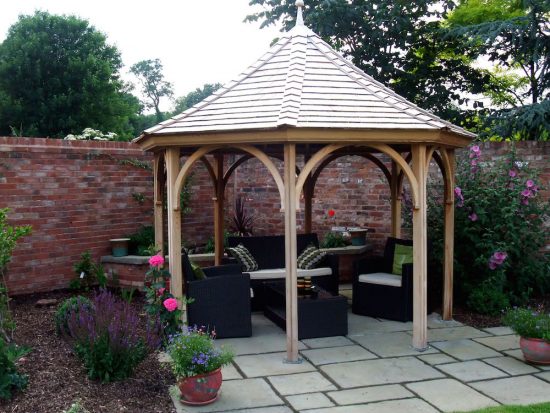 Eight Sided Open Gazebo
