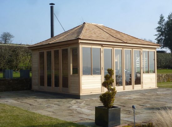 Glass & Cedar Garden Room