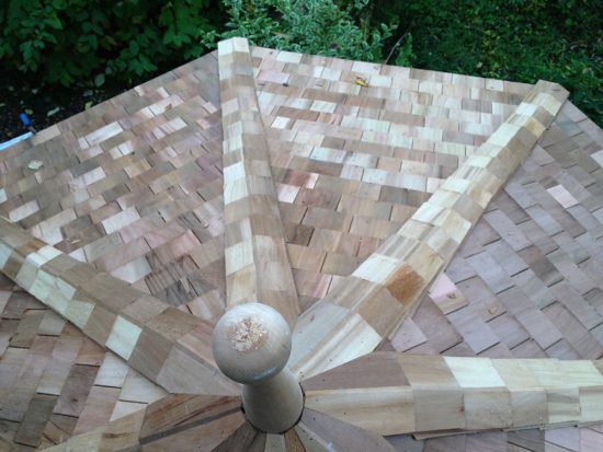 Cedar Gazebo Shingle Roof