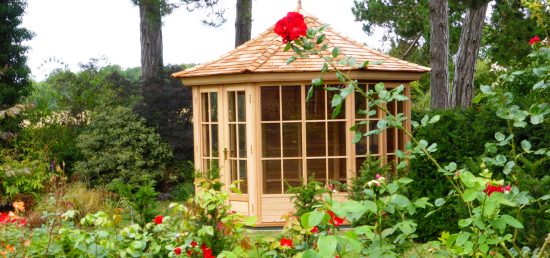 3 Metre, Eight Sided Cedar Summerhouse