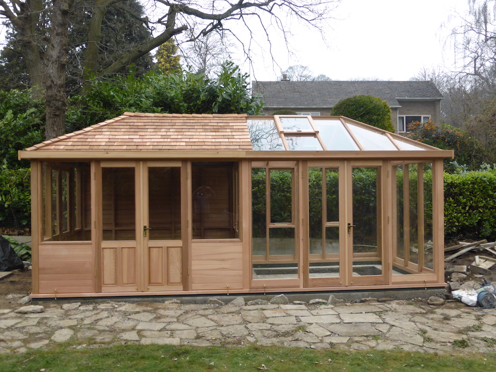 Potting Shed &amp; Glasshouse - Stan Fairbrother Garden Structures