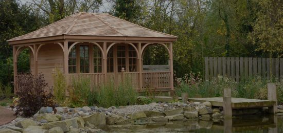 Four Sided Summerhouses With Balcony