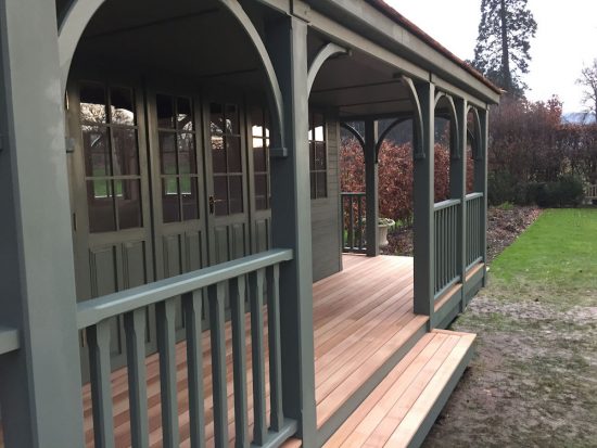 Painted Garden Structures
