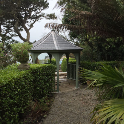 Eight Sided Painted Gazebo
