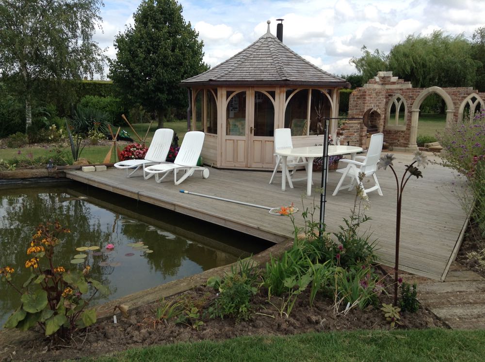 Summerhouse With Log Burner