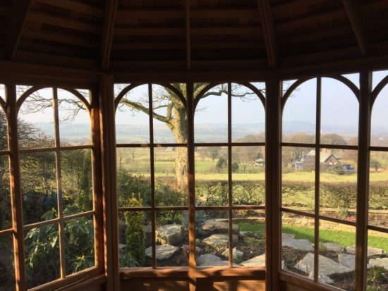 Eight Sided Summerhouse With a View