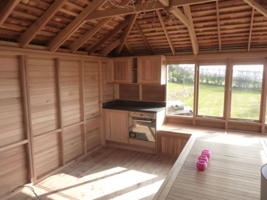 Glass & Cedar Garden Room