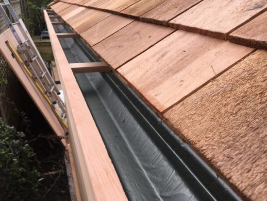 Hidden Timber Guttering