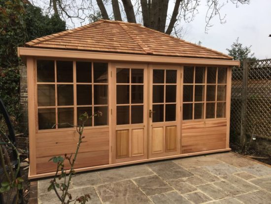 Cedar Summerhouse & Garden Shed, Surrey