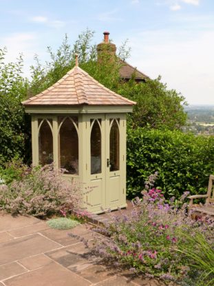1.8 Metre, Six Sided Painted Summerhouse