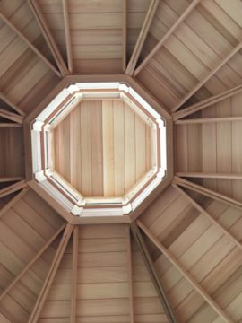 Interior Detail of Cedar Lined Buildings